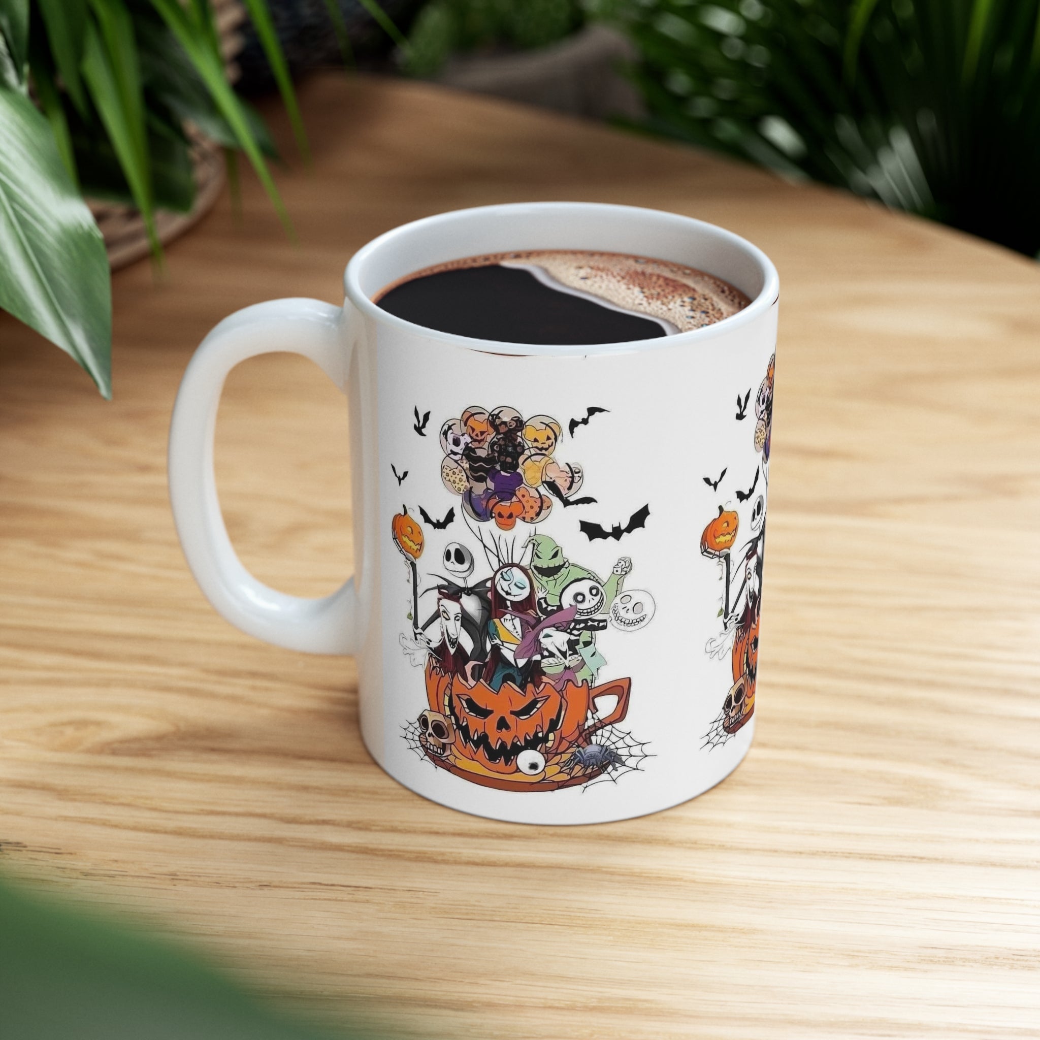 Nightmare Before Christmas- ๐ White Ceramic Mug - Creations by Chris and Carlos
